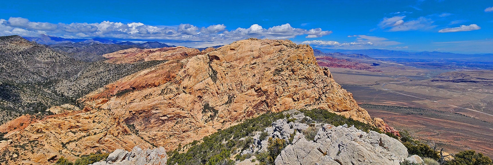 indecision-peak-summit-nevada-05-19-2025-011 Mt Wilson & Rainbow Mts. North Toward Red Rock Canyon from Indecision Point | Indecision Peak Summit | Rainbow Mountain Wilderness, Nevada