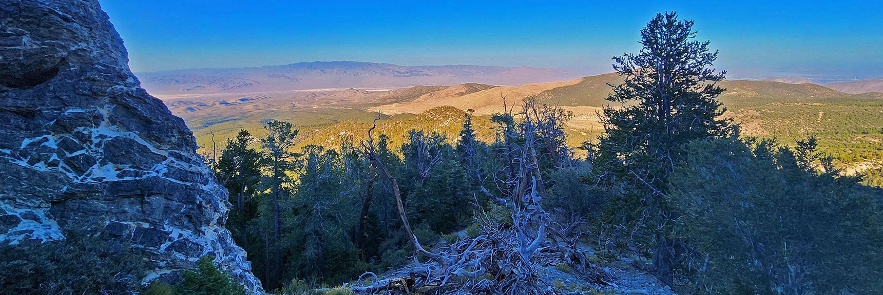 deer-creek-north-fork-canyon-08-18-2025-046 Limestone Pillar Views Are Most Beautiful Near Sunset. | Deer Creek North Fork Canyon | Mt Charleston Wilderness, Nevada