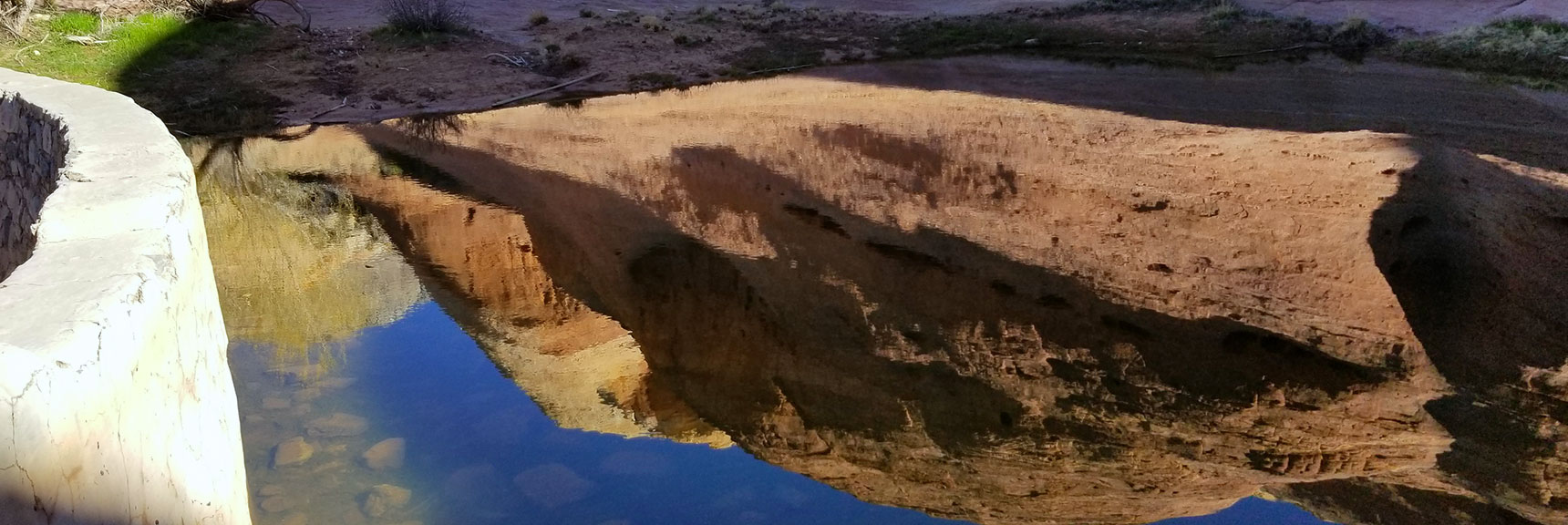 Reservoir in Calico Basin North of Las Vegas, Nevada