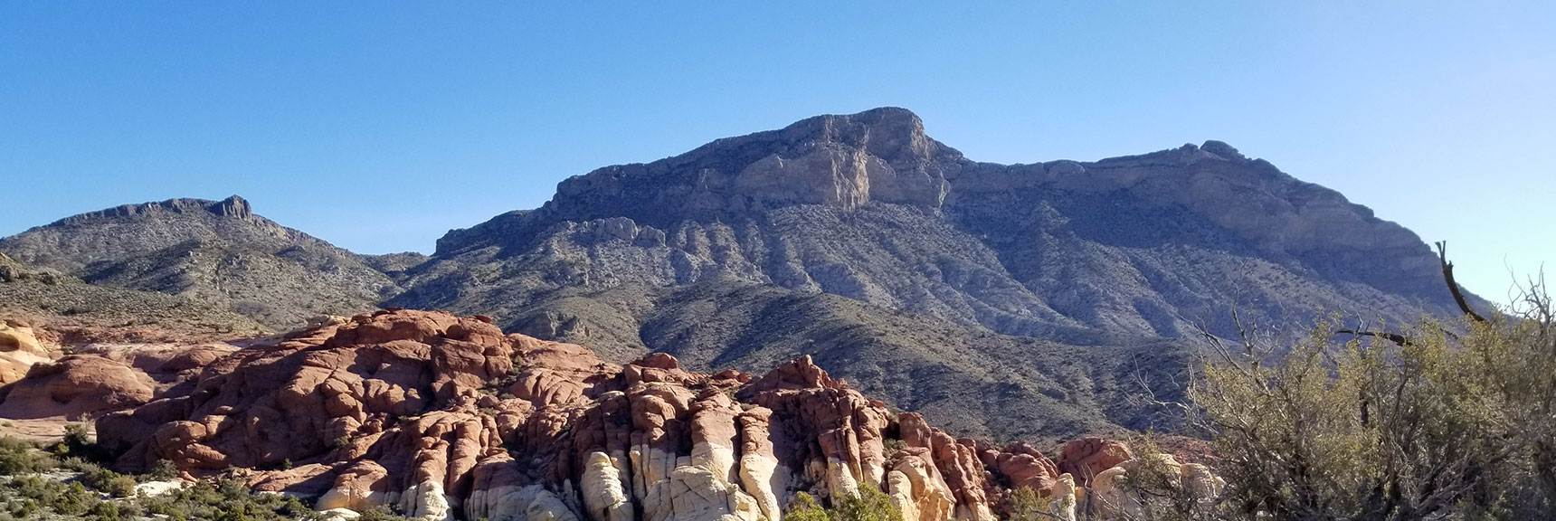 Damsel Peak Viewed from Calico Basin, Nevada