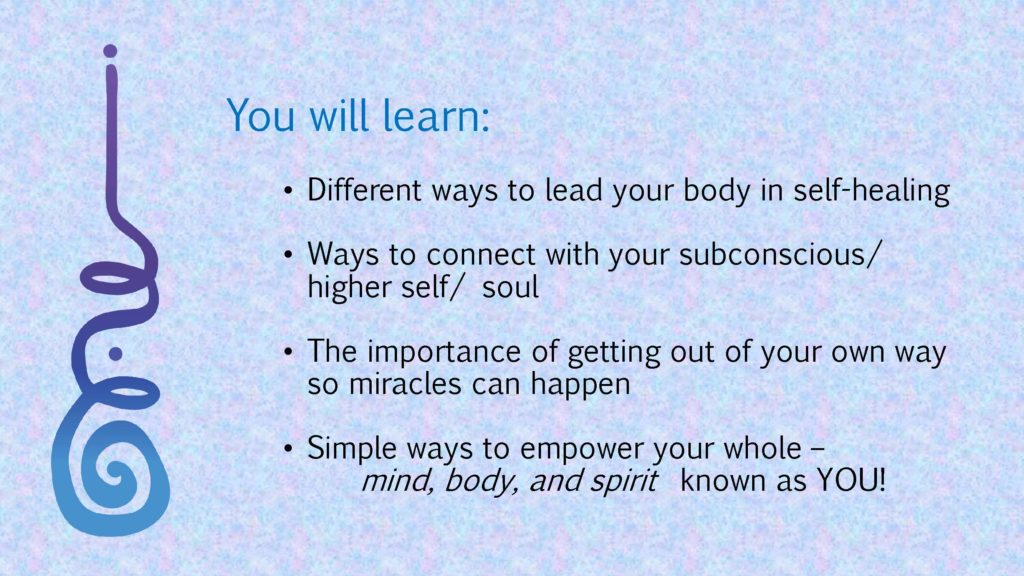 What You Will Learn In This Presentation: Leading Yourself On Your Personal Health Journey - Annie Emprima-Martin, Spiritual Empowerment Coach, Las Vegas