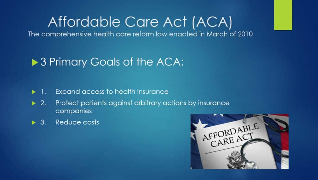 3 Goals of the Affordable Care Act | Sheri Martin, Licensed Life & Health Broker, Dr, of Naturopathy