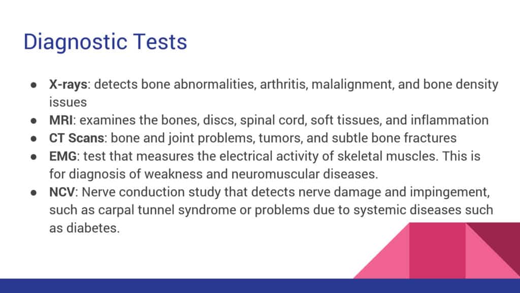 Diagnostic Tests for Chronic Pain, Dr. Denise Tropea, Podiatrist, Board Certified Foot Surgeon, Las Vegas, Nevada