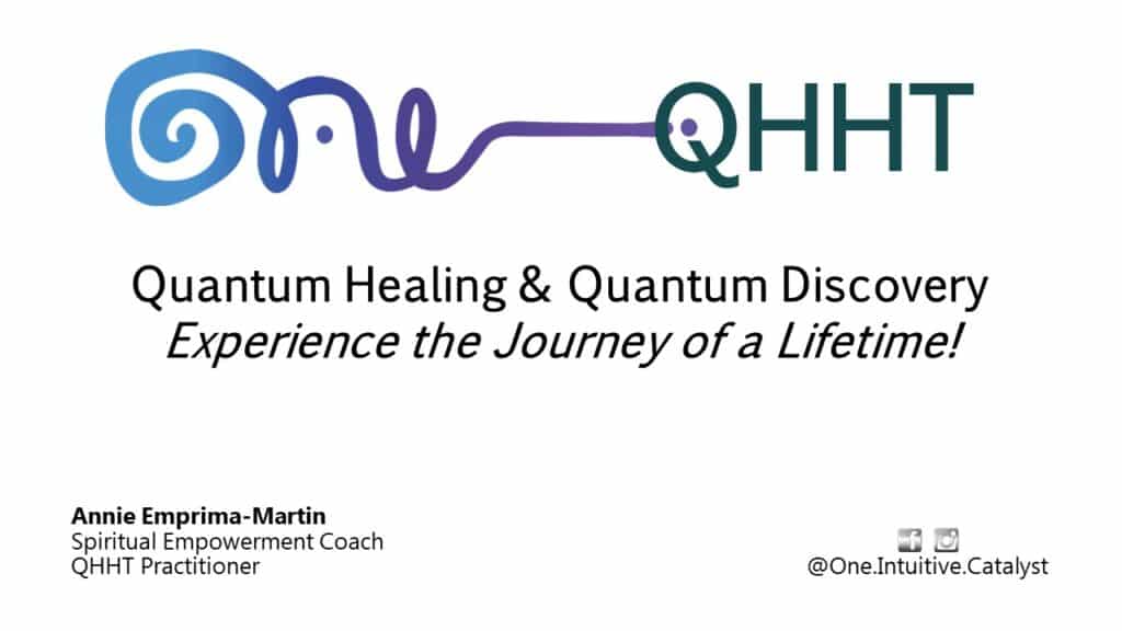 Quantum Healing Hypnosis, Annie Emprima Martin, Webinar in Achieving Your Optimal Health Series, Slide 001