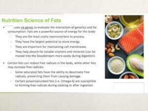 Designer Nutrition Plan Based on Your DNA Profile, Webinar in Series Achieving Your Optimal Health, Presenter - Michele Ciancimino, Certified Fitness Nutrition Specialist, Slide 010