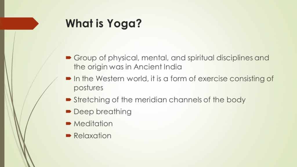 Customized Yoga Practice by Denise Tropea, Webinar in the Series "Achieving Your Optimal Health" Slide 6