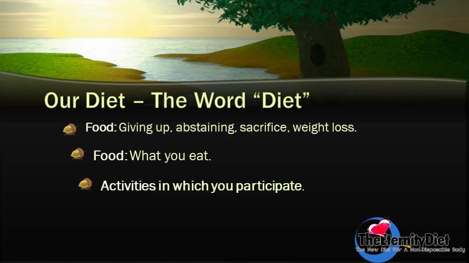 The Eternity Diet, Webinar Presented by David Smith in Achieving Your Optimal Health Series Slide 4