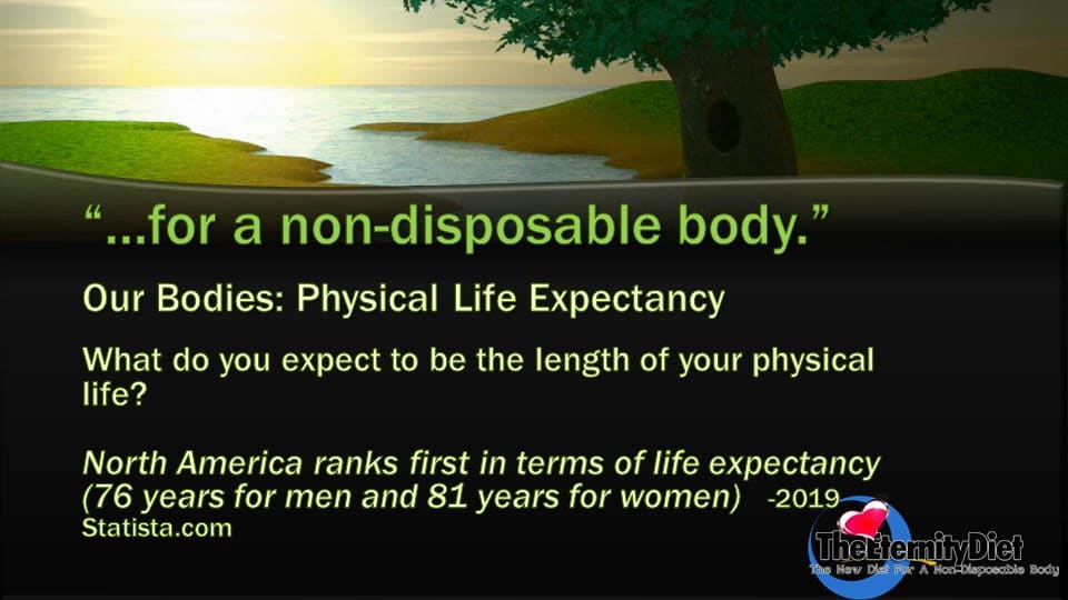 The Eternity Diet, Webinar Presented by David Smith in Achieving Your Optimal Health Series Slide 7