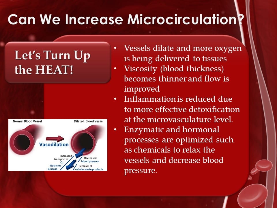 Boosting the Miracle of Microcirculation, Webinar in the Series Achieving Your Optimal Health, Presented by Dr. Denise Tropea, DPM Slide 014