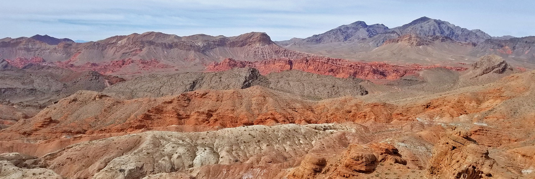 Southeast Corner of Muddy Mountains Viewed from About Mile 18 on Northshore Summit Road in Lake Mead National Park