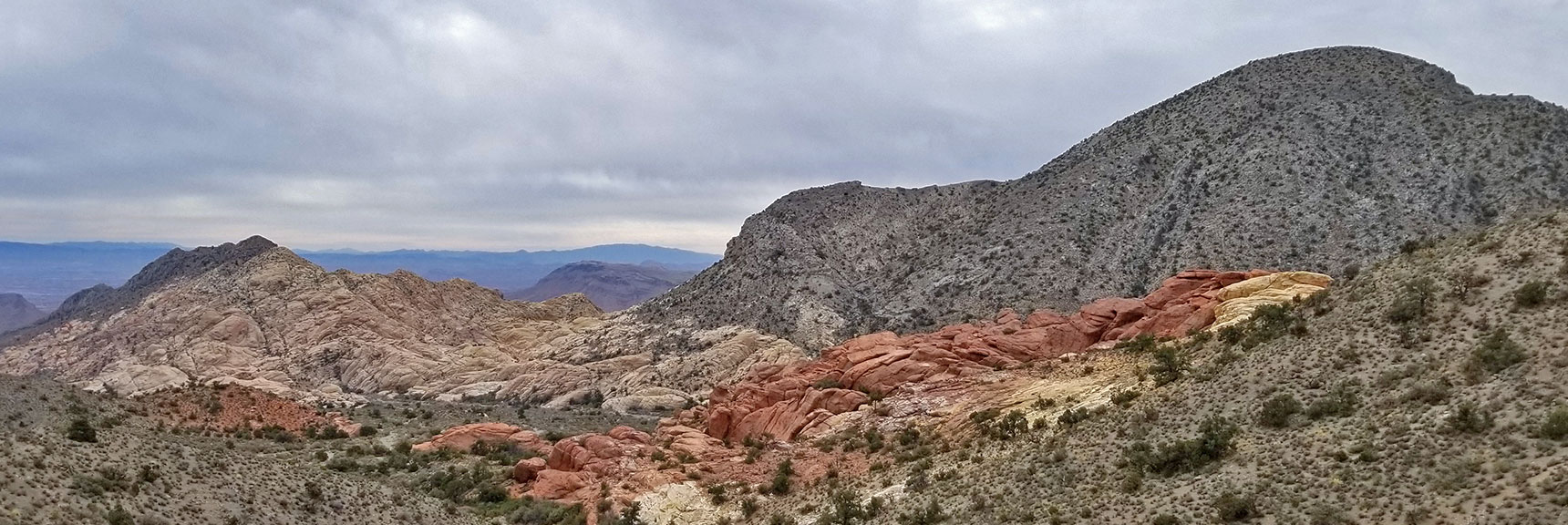 Upper Calico Hills and Turtlehead Peak in Calico Basin, Nevada