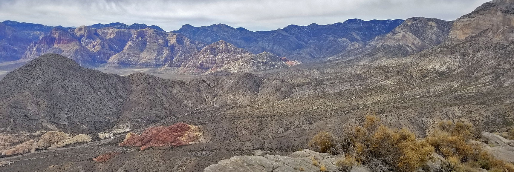 Damsel Peak Summit in Calico Basin, Nevada 007