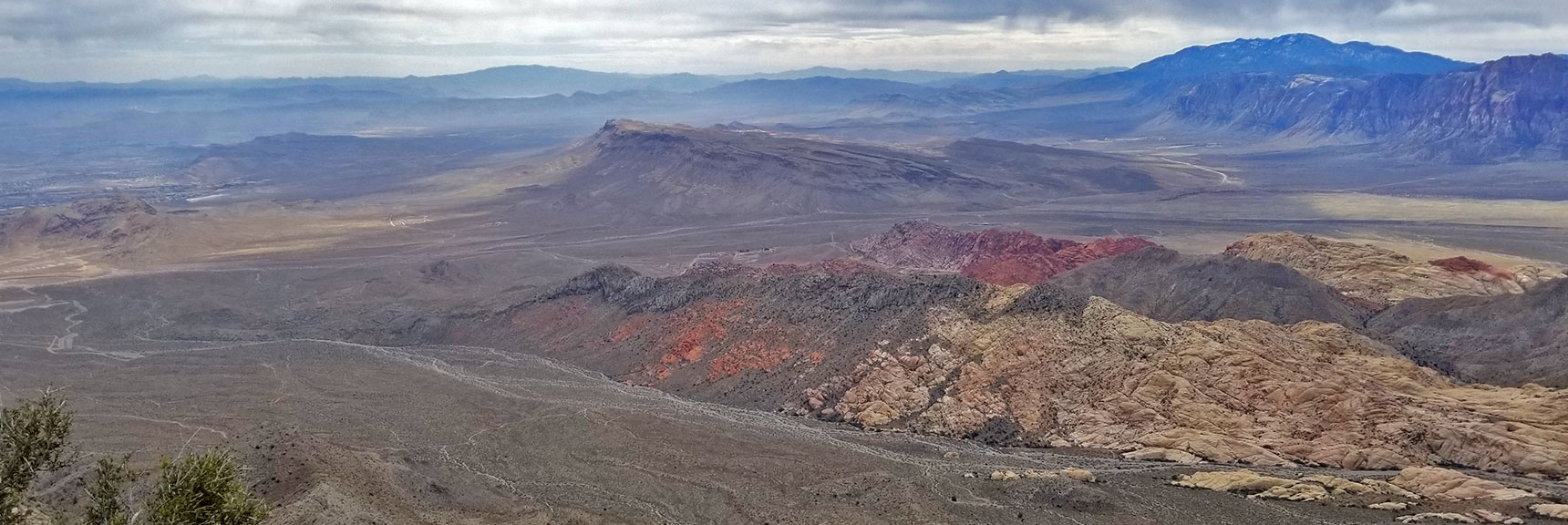 Damsel Peak Summit in Calico Basin, Nevada 008