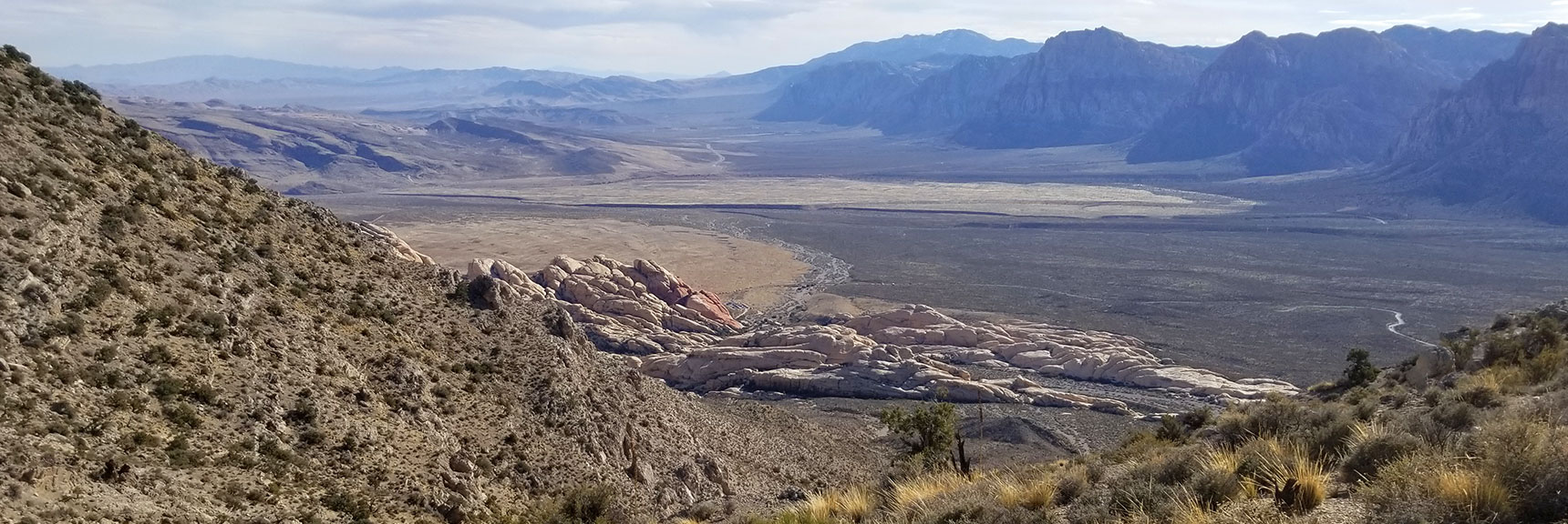 Red Rock Canyon from Turtlehead Peak Saddle in Red Rock Park, Nevada