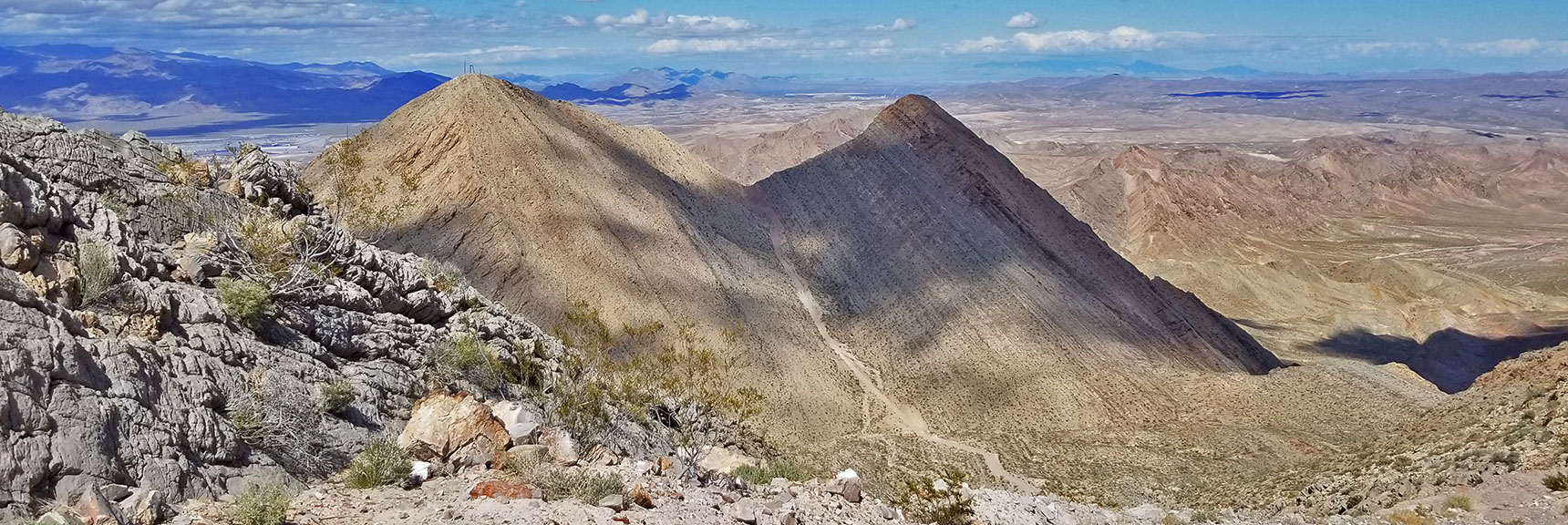 View Back Toward First Summit of Frenchman Mountain, Nevada