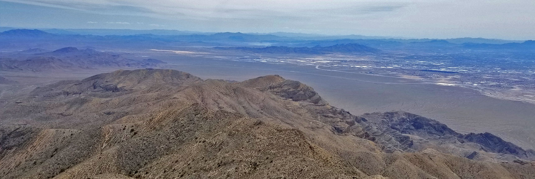 View Southeast from Gass Peak Eastern Summit | Gass Peak Eastern Summit Ultra-marathon Adventure, Nevada