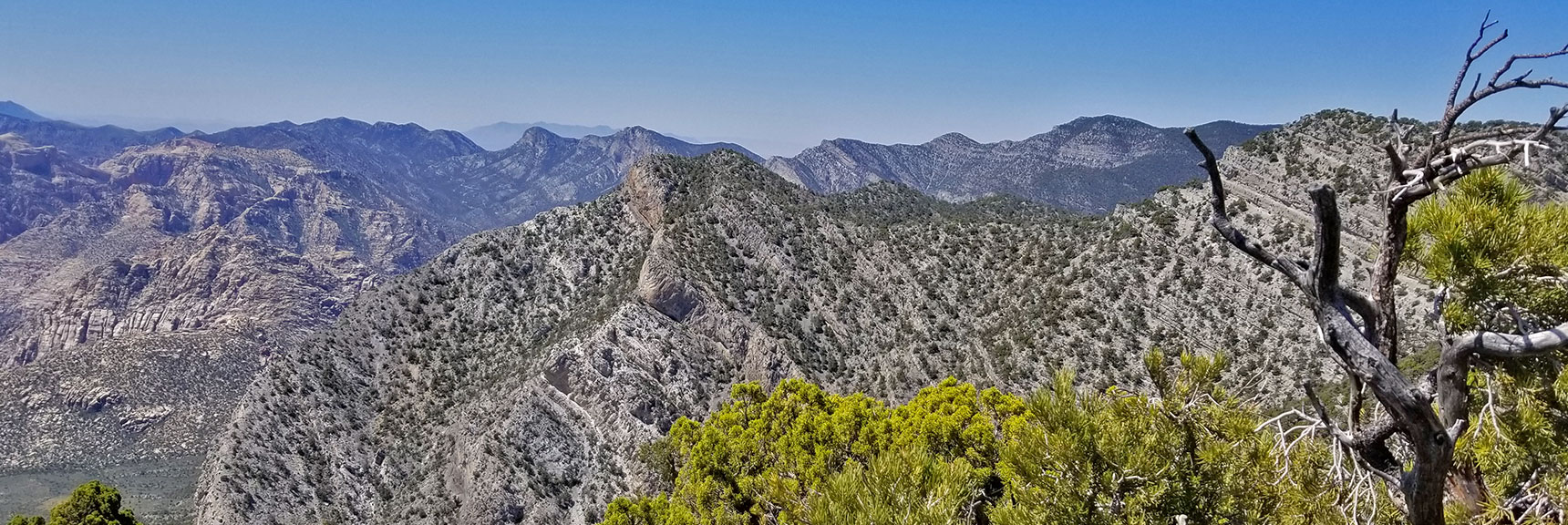 Keystone Thrust Looking West from Near El Padre Mountain, La Madre Mountains Wilderness, Nevada