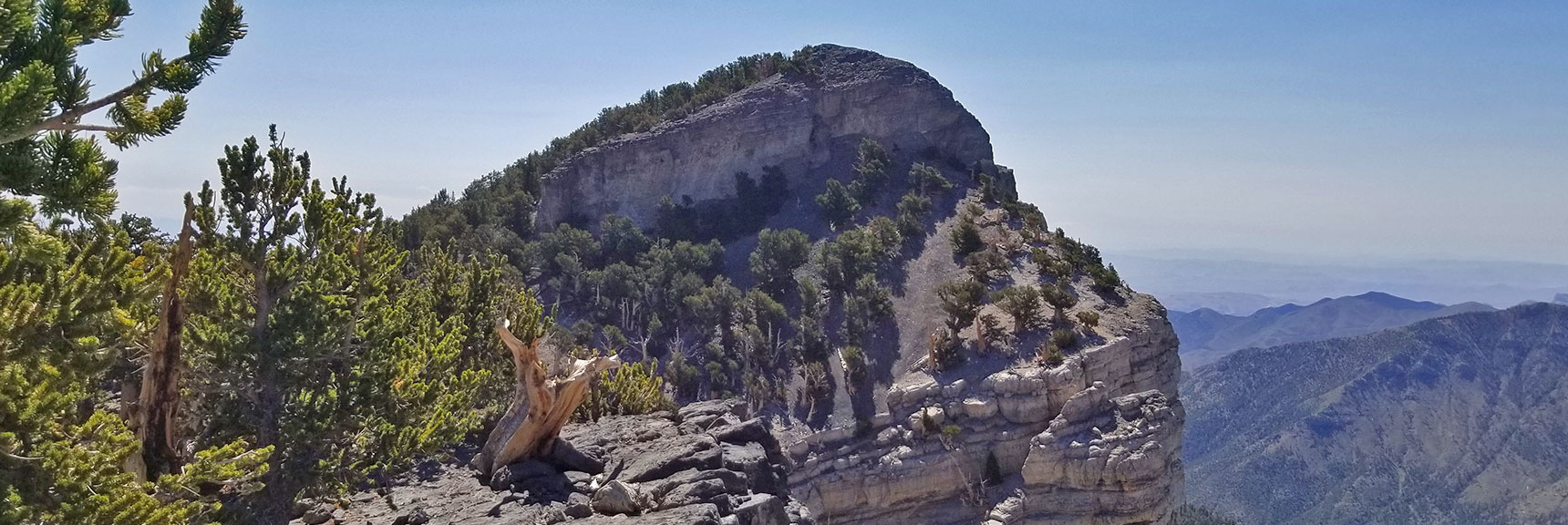 First View of Mummy's Toe from the Western Cliffs | Mummy Mountain's Toe, Mt. Charleston Wilderness, Nevada