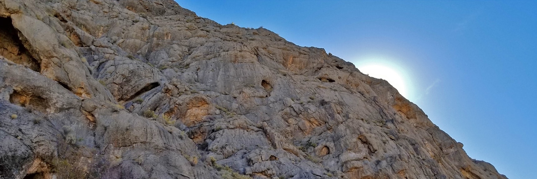 Rugged Cliffs in Pass | Gass Peak Road Circuit | Desert National Wildlife Refuge | Nevada