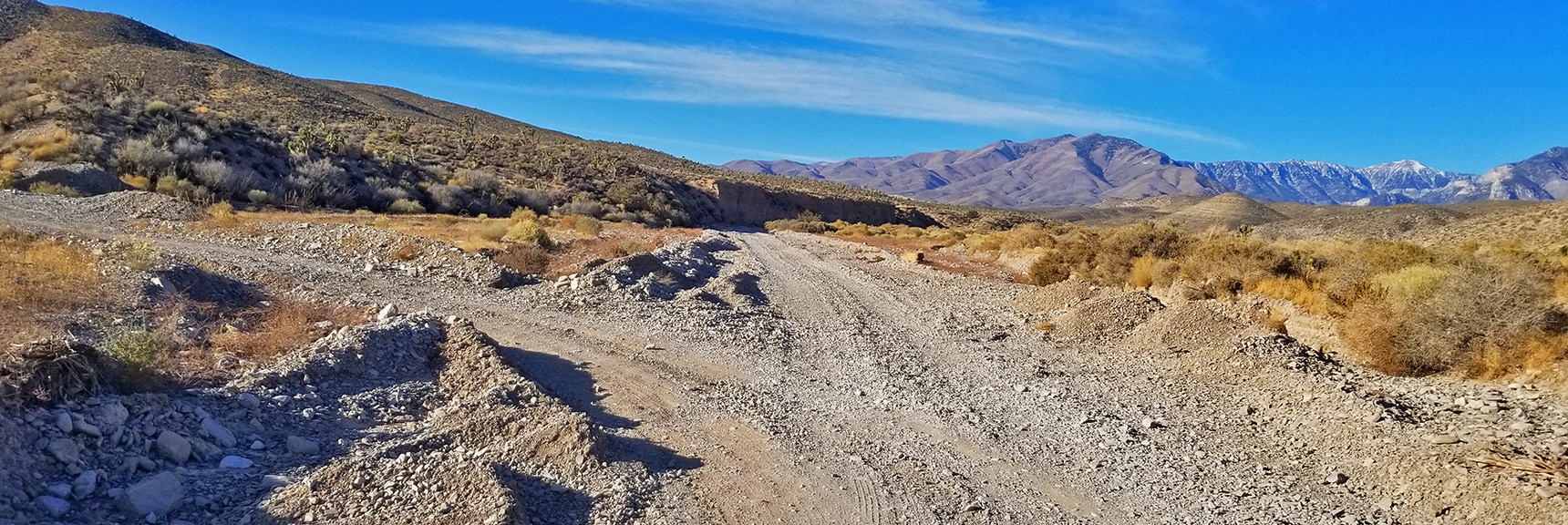 Turn-off Not Taken Toward La Madre Mountains Wilderness Unpaved Road System | Harris Springs Rd, Harris Mountain Rd | Spring Mountains Wilderness, Nevada