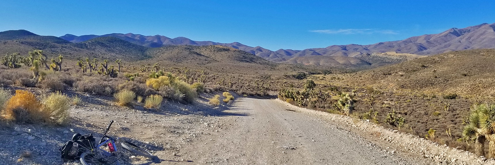 Main Approach Road to Left Toward La Madre Mountain Northern Summit Area | Harris Springs Rd, Harris Mountain Rd | Spring Mountains Wilderness, Nevada