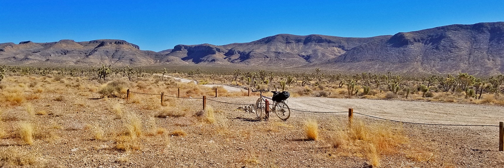 View Up Mormon Well Road Beyond Pine Nut Road Toward Sheep Range | Lower Mormon Well Road | Sheep Range, Desert National Wildlife Refuge, Nevada