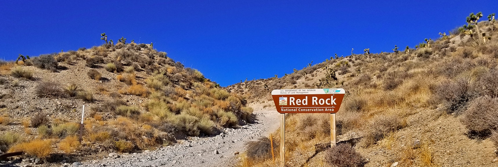 Entrance to Lucky Strike Road Off Kyle Canyon Road | Angel Peak via Lucky Strike Road | Mt Charleston Wilderness | Spring Mountains, Nevada