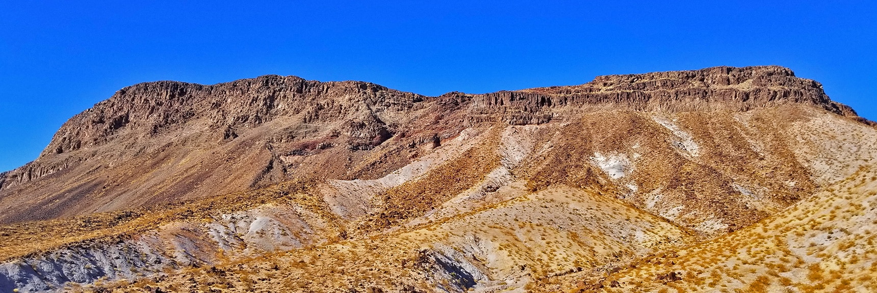 View of Fortification Hill While Ascending the Ridge | Fortification Hill | Lake Mead National Recreation Area, Arizona