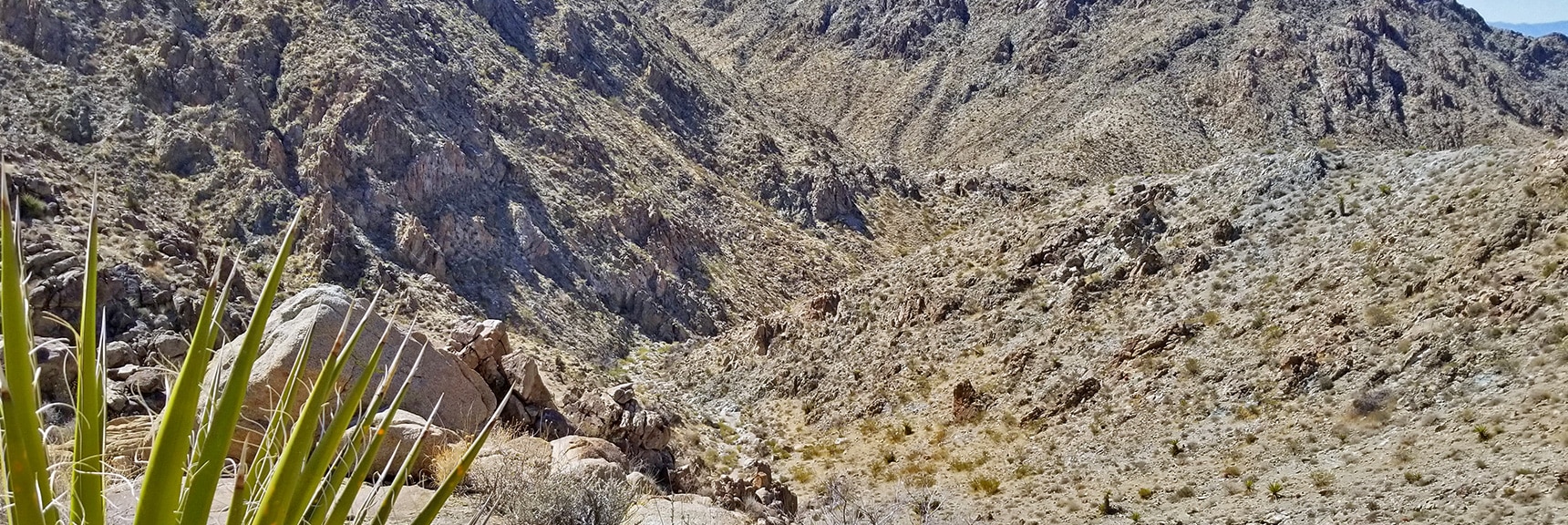 Another High View Back Down Horse Thief Canyon. | Horse Thief Canyon Loop | Mt. Wilson | Black Mountains | Lake Mead National Recreation Area, Arizona