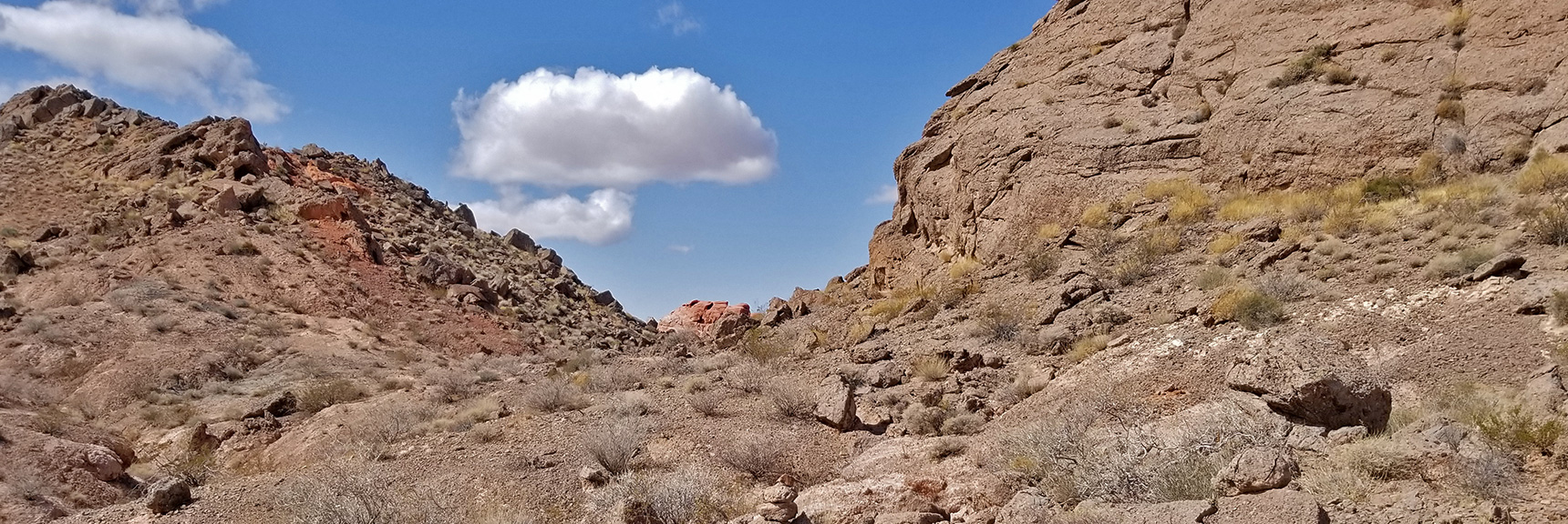 Ridge Saddle Opening to Northern Bowl of Fire | Northern Bowl of Fire | Lake Mead National Recreation Area, Nevada