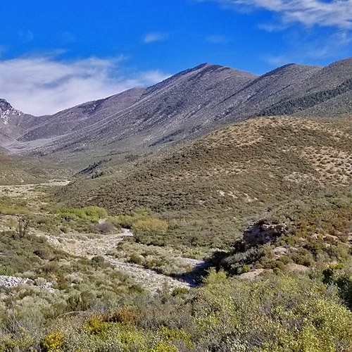 Harris Mountain from Lovell Canyon, Nevada