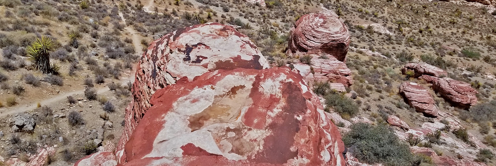 Beautiful Rock Formations on Kraft Mountain Loop Below Pink Goblin Pass | Kraft Mountain Loop | Calico Basin, Nevada