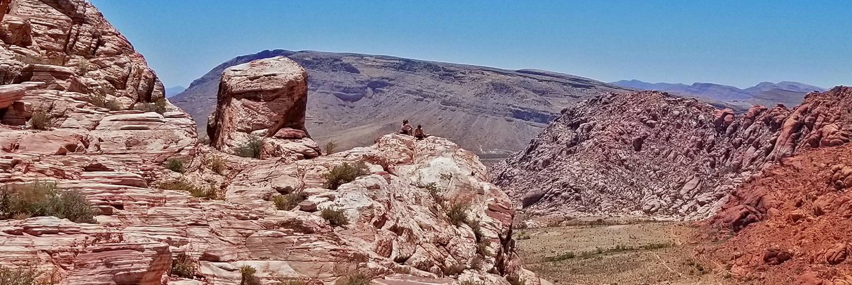 View from Pink Goblin Pass Toward Calico Basin, Calico Hills and Blue Diamond Mountain. | Kraft Mountain Loop | Calico Basin, Nevada