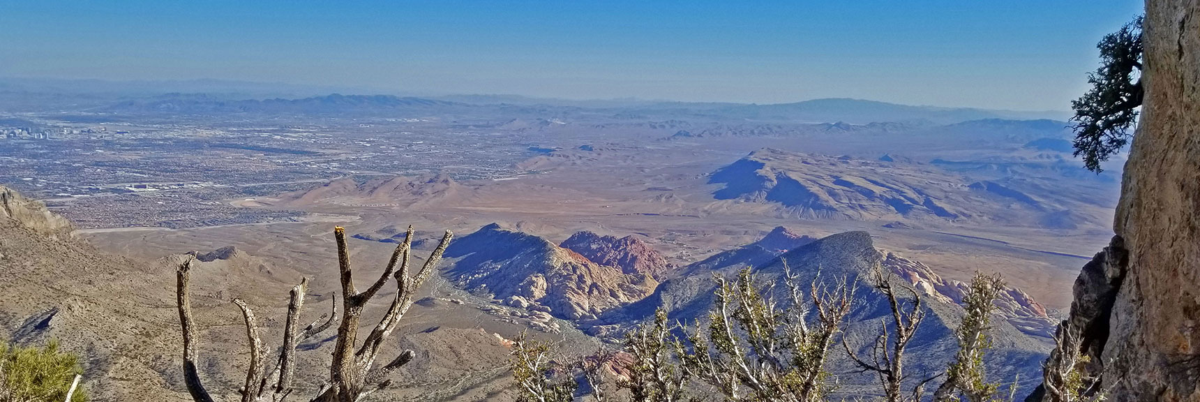 Calico Hills, Turtlehead Peak, Blue Diamond Mt and Las Vegas Valley | La Madre Mountain,, El Padre Mountain, Burnt Peak | La Madre Mountains Wilderness, Nevada