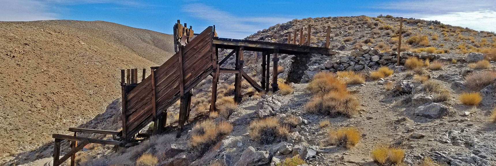 Upper Portion of Skidoo Stamp Mill | Skidoo Stamp Mill, Panamint Mountains, Death Valley National Park, CA