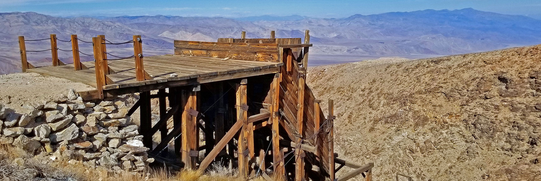 Upper Platform of Skidoo Stamp Mill | Skidoo Stamp Mill, Panamint Mountains, Death Valley National Park, CA