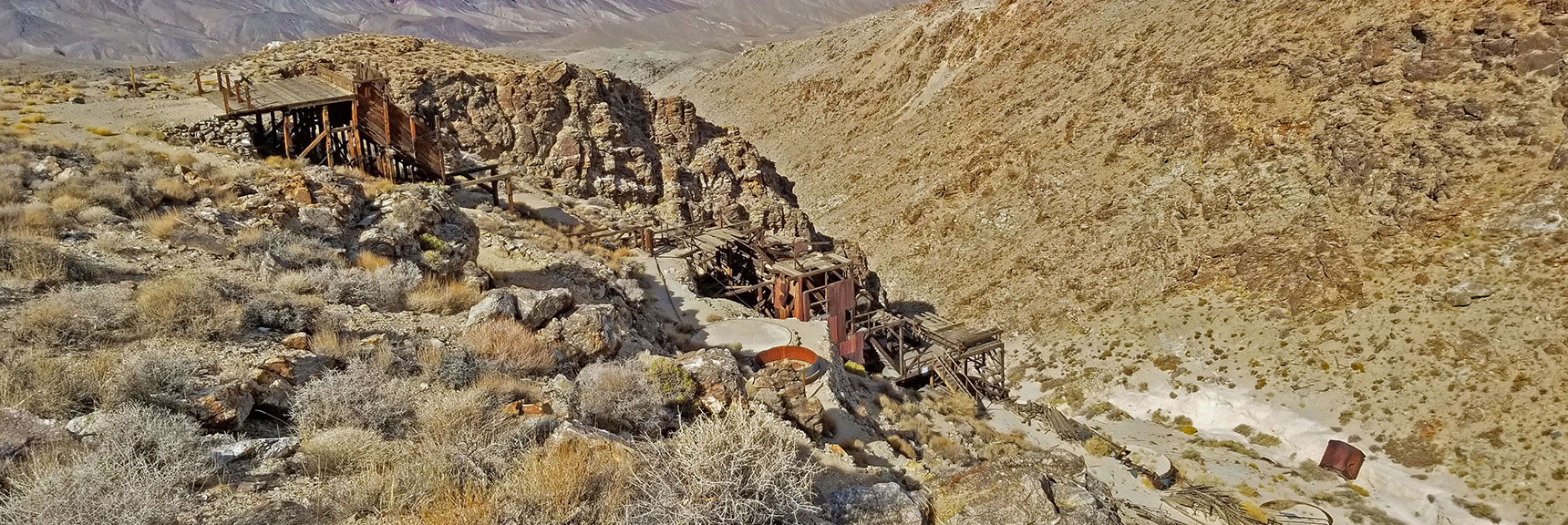 Skidoo Stamp Mill from Above | Skidoo Stamp Mill, Panamint Mountains, Death Valley National Park, CA
