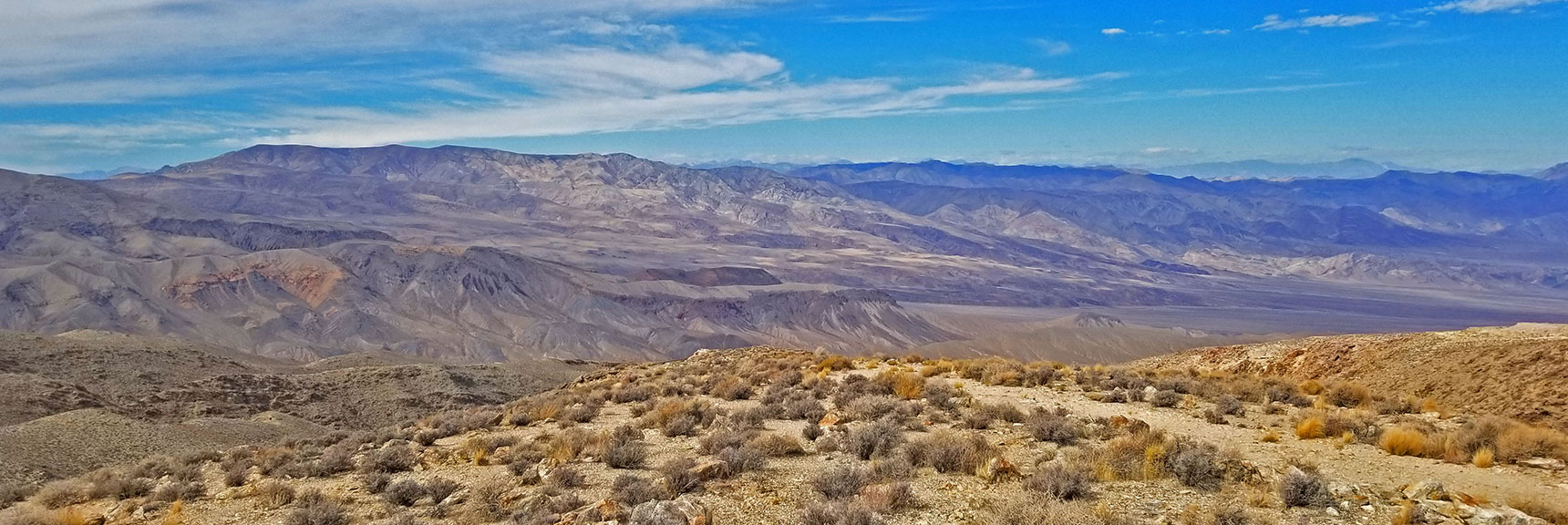 View Down to Emigrant Canyon Area | Skidoo Stamp Mill, Panamint Mountains, Death Valley National Park, CA