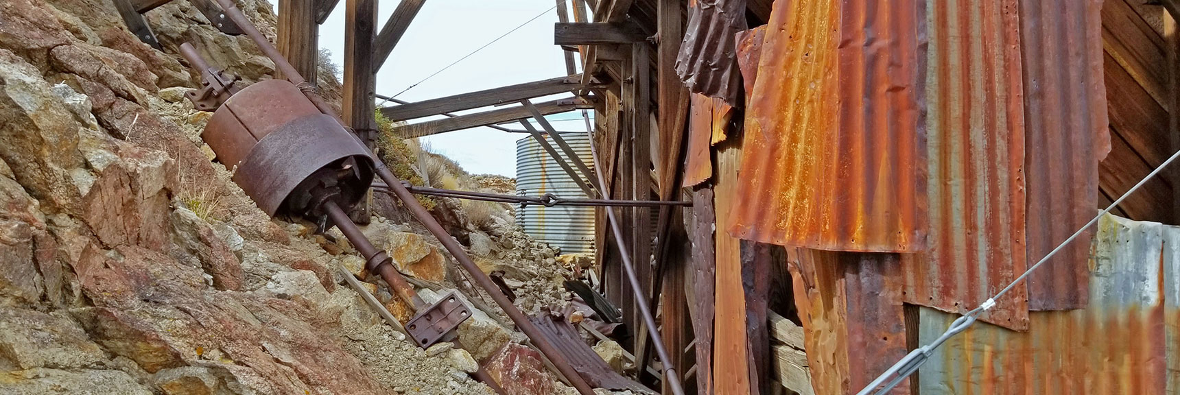 Rock Crusher Implement? Just a Guess. | Skidoo Stamp Mill, Panamint Mountains, Death Valley National Park, CA