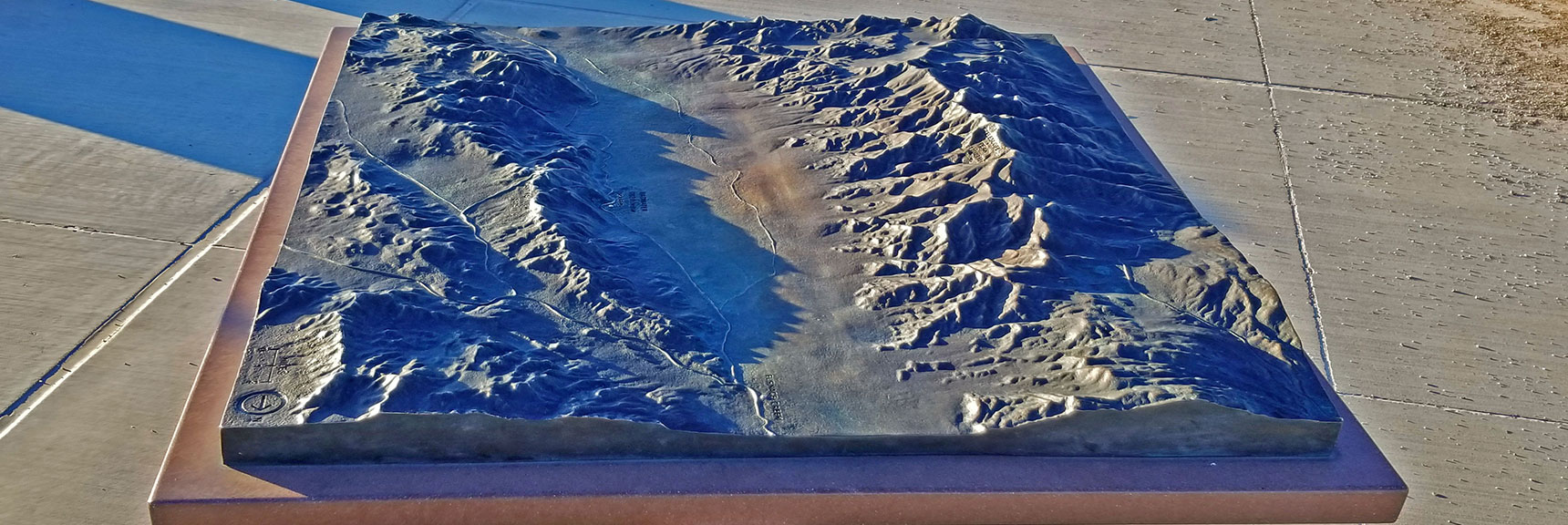 Death Valley Relief Map | Dante's View to Mt. Perry | Death Valley National Park, CA
