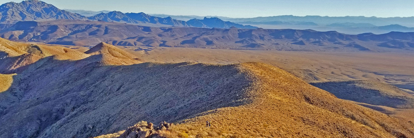 View South Along Dante's Ridge from Near Mt. Perry Summit | Dante's View to Mt. Perry | Death Valley National Park, CA