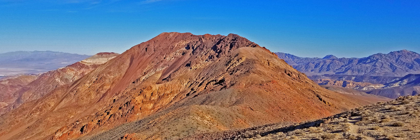 Approaching Mt. Perry from Dante's Ridge | Dante's View to Mt. Perry | Death Valley National Park, CA