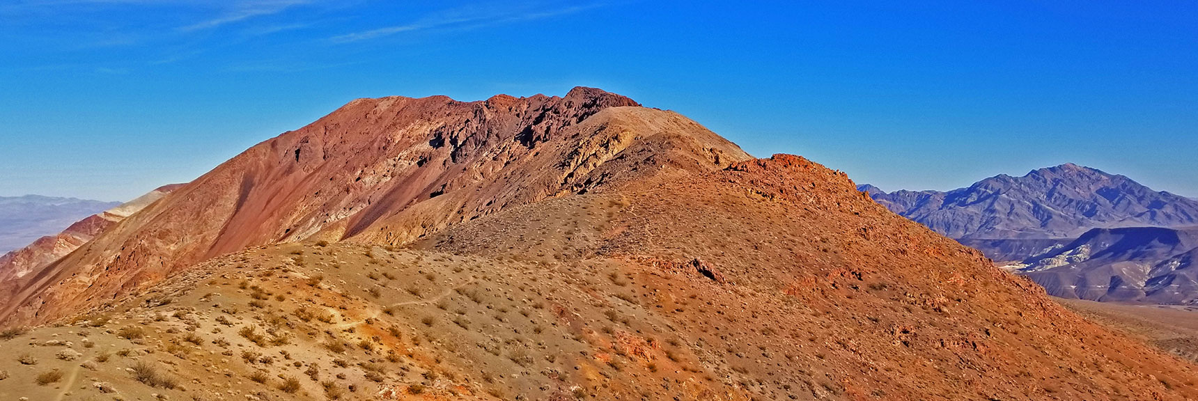 Closing in Toward the Final Summit Approach to Mt. Perry | Dante's View to Mt. Perry | Death Valley National Park, CA