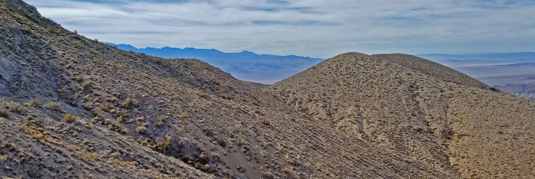 Avalanche Slope Requires Every Foot Placement to be Secure, Lasting at Least 2 Seconds! | Gass Peak Grand Crossing | Desert National Wildlife Refuge to Centennial Hills Las Vegas via Gass Peak Summit by Foot