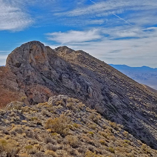 Gass Peak Grand Crossing | Desert National Wildlife Refuge to Centennial Hills Las Vegas via Gass Peak Summit by Foot