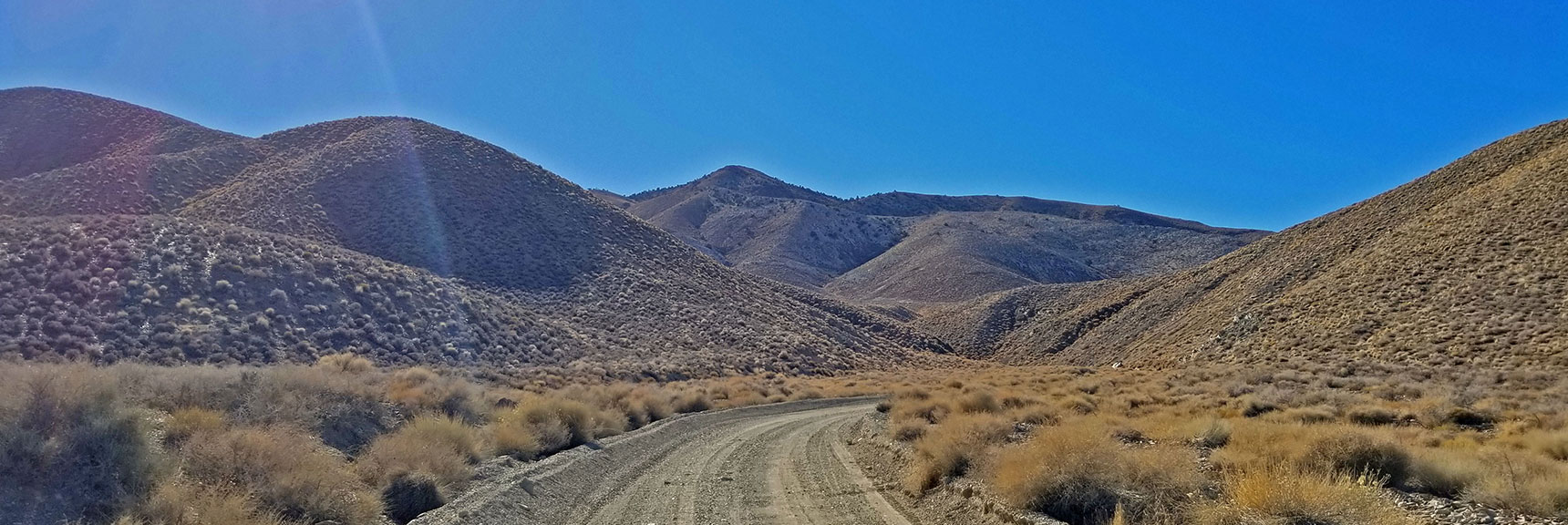 Approach Canyon to Aguereberry Point Ahead | Aguereberry Point | Panamint Mountain Range | Death Valley National Park, California