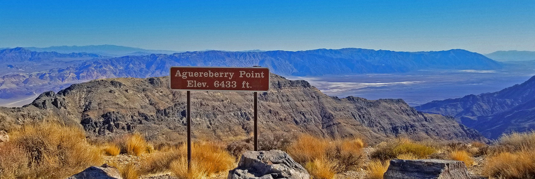 Arrival at Aguereberry Point, View Toward Badwater Basin and Dante's View | Aguereberry Point | Panamint Mountain Range | Death Valley National Park, California