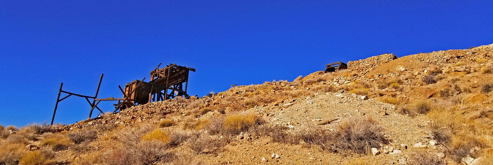 Approaching Cashier Mill Where Gold Was Separated from Raw Ore| Eureka Mine, Harrisburg, Cashier Mill, Death Valley, California