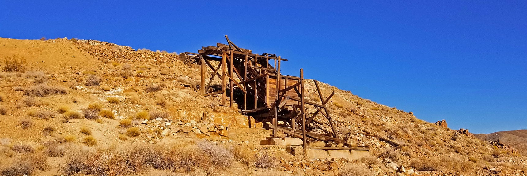 Bottom View of Cashier Mill on Providence Ridge | Eureka Mine, Harrisburg, Cashier Mill, Death Valley, California