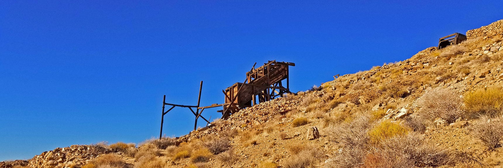 Approaching Cashier Mill | Eureka Mine, Harrisburg, Cashier Mill, Death Valley, California